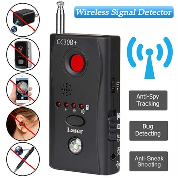 Multi-Funkce Anti-Skrytá Kamera Detektor GSM Audio Bug Finder GPS Signál Objektiv RF Tracker, Bezdrátové Kamery, Čočky Zařízení Finder