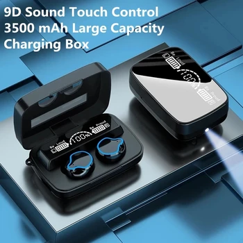 TWS Bluetooth kompatibilní Sluchátka Bezdrátová Sluchátka Vodotěsné Stereo Sportovní Sluchátka Sluchátka s Mic 3500mAh Nabíjecí Box