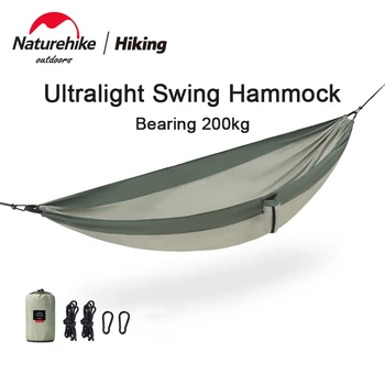 Naturehike Ultralight Houpačka Houpací síť Venkovní Single a Double Anti-Převrácení Wild Camping Houpací síť NH21DC011