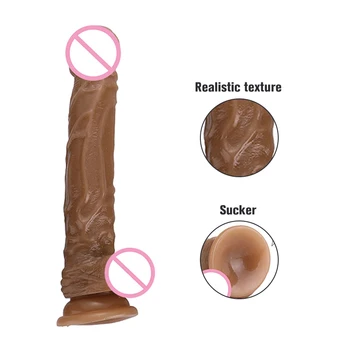 Velké Realistické Dildo s přísavkou Popruh OnThrut Penis G-Spot Klitorisu, Pochvy Stimulátor Sex Hračka pro Ženy, Masturbace