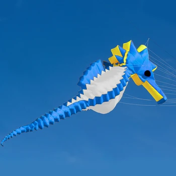 doprava zdarma seahorse draky pro dospělé měkký provázek, venkovní létání hračky moc infaltable draky