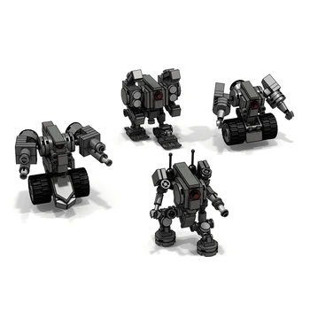 8CM Mecha Boje Válčení Voják Roboty Model Sestavy Malých Částic Stavební Bloky Vzdělávací Cihly Hračky Pro Děti Moc