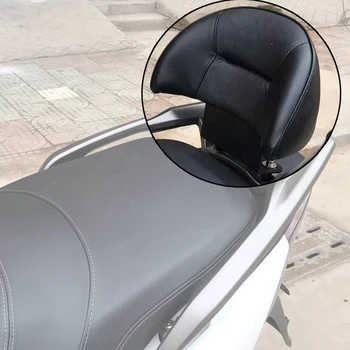 Černé Kožené Motocyklové Zadní sedadlo Opěradlo Zad Pad Sedadla Pro SYM CRUISYM 300 Joymax Z300 Z 300 Joymax