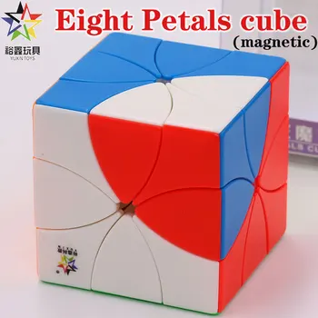 Magic cube puzzle YuXin Osmi okvětními Lístky Cube Magnetické Dino Profesionální Rychlost Twist Moudrost Vzdělávací Kreativní Hračky Hry Cube Z