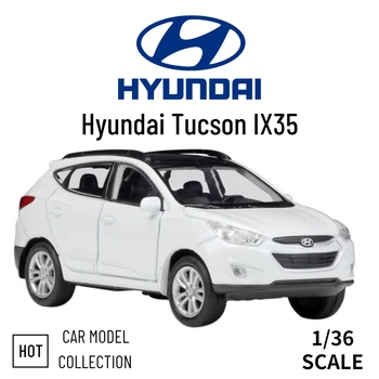 Welly v Měřítku 1:36 Model Vozu Replika Hyundai Tucson IX35 Slitiny Diecast Sběratelskou Hračka, Ornament Suvenýr pro Přítele