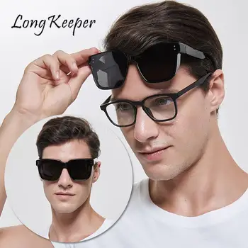 Polarizované Sluneční Brýle Muži Nosí Přes Krátkozrakost Brýle Samozabarvovací Rybaření Brýle Vintage Noční Vidění Řidičské Brýle