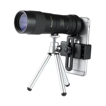 Výkonný Monokulární Zoom 8-40X40 Dalekohled Dlouhé vzdálenosti Noční Vidění Brýle pro Lov, Turistika Camping Zařízení, Optický Zaměřovač