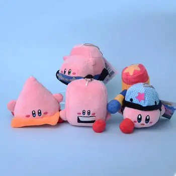 Sanrio Kirby Kawaii O 10Cm Přívěsky Hry Auto Nápoj Stroj Kapi Plyšová Panenka Přívěsek Dárky pro Dívky Přátel Dětí