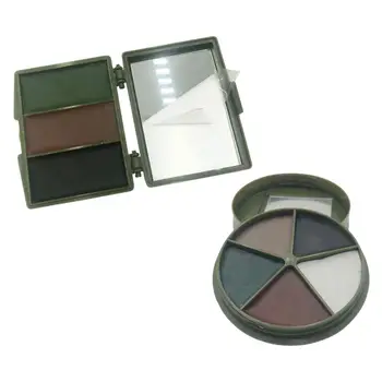 Kompaktní Maskovací Barvy na Obličej, se Zrcadlem Paleta Lesních Digitální Make-up Kit pro Hru Jevištní Výkon