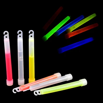 6 Vícebarevná Záře Hůl Chemical Light Stick Kempování Nouzové Dekorace