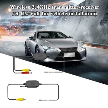 Univerzální Reverzní Parkovací Kamera Auto Zadní Kamera Vodotěsná Wi-fi Bezdrátová 2,4 GHz DC 12V Vysílač/Přijímač Kit