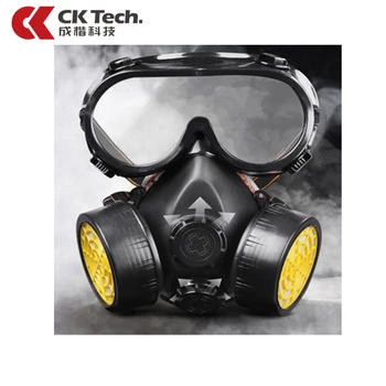CK Tech. Průmyslové Půl Plynu Maska s Anti-splash Brýle pro Práci Chemické Prach-důkaz Respirátor, Maska Očí, Dýchacích nastavit