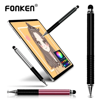 FONKEN Univerzální 2 V 1 Stylus Pero Kreslení Tužka Pro Tablet Kapacitní Displej Caneta Dotykové Pero Pro iPad Pro Smartphone Android