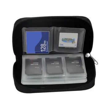 22 Sloty pro Paměťové Karty Bag Pouzdro Držák Peněženka Box pro CF/SD/Micro SD/SDHC/MS/DS Protector Pouzdro Herní Příslušenství