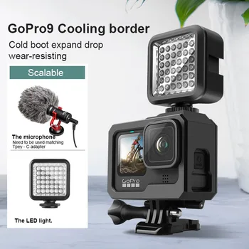 Rám Pouzdro Cage Ochranný Plášť S Hrouda Boty Mount Pro GoPro Hero 10 9 Sportovní Kamery Příslušenství