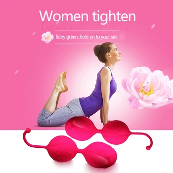 Silikonové Smart Kegel Balls Pochvy Utáhněte Cvičení Intimní Svaly Stroj Kuličky Geisha Vaginální Sex Hračky pro Dospělé Ženy