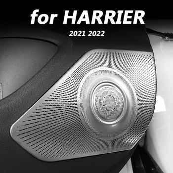 pro Toyota HARRIER 2021 2022 Auto interiérové doplňky, Kovové houkačky kryt dekorace modifikace, DIY našité flitry ochranu