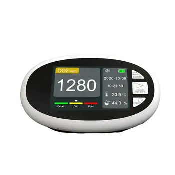 Dienmer DM125C Portable Air Monitor Detektor Skleníkových Skladu, Kvality Ovzduší, Teplota, Vlhkost Monitor Metr Detektor Plynu
