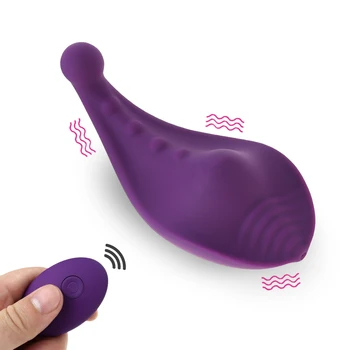 Plně Vybavená Nositelné Klitorisu Vibrátor Klitorisu Anální Dual Stimulují 10 Režim Bezdrátové Dálkové Ovládání Vibrační Sex Hračka pro Ženy