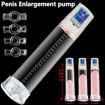 Elektrické Začátečník Penis Čerpadlo USB Dobíjecí Automatické Zvětšení Penisu, Vakuové Erekce Mužský Penis Extender Zvětšovací Sexuální Hračky