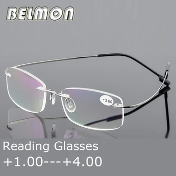 Brýle na čtení Muži Ženy Vrtaných Ultra-Lehká Magnetická Presbyopickém Brýle Pro Mužské Ženské +1.0+1.5+2.0+2.5+3.0+3.5+4.0 RS079