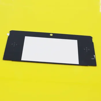 JCD Náhradní plastové Horní obrazovce objektiv Přední LCD Displej Rám, Kryt Objektivu Pro 3DS Opravy dílů