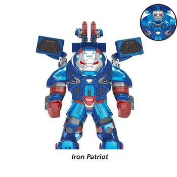 Velká Velikost Marvel Iron Patriot Spiderman Hrdiny Hulk Busters Obrázek Model Budovy Bloku Jed Vzdělávací Hračky Dárek Pro Děti