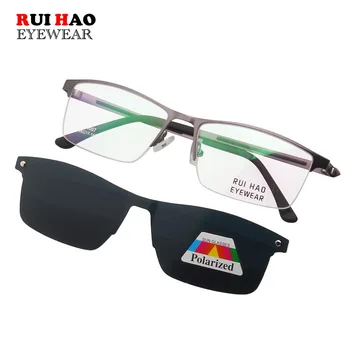 Optické Brýle Rám a Brýle Polarizační bez Obrouček Polovinu Rámu Brýlí Brýle 94007