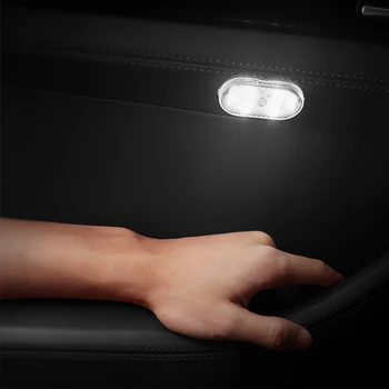 Interiér vozu střešní okno Dotykem Prstu Senzor Čtecí Lampa 5V LED Car Styling Noční Světlo Mini USB Nabíjení Auto Dveře Světlo
