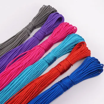 2mm deštník lano náramek pletené drát šperky příslušenství DIY náramek tenké kulaté lano doplňky opletené materiál, velkoobchod