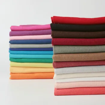 50x150cm Povlečení Bavlněné Oblečení, Textilie, Textilní Materiál jednobarevné Tkaniny pro Nábytek DIY Šití Plain Čalounění Látka