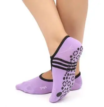 1pár/lot Ženy Anti Slip Bandáž Bavlna Ponožky, Baletní Ponožky Tanec Ponožky
