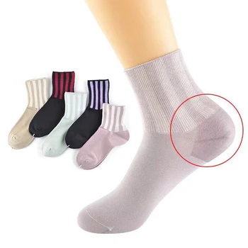 Barevné Bavlněné Ponožky Pediatrii Proti Praskání Vložka Pata Ponožky Měkké Elastické Silikonové Hydratační Nohy Péče O Pleť Paty Ochranu Nohou
