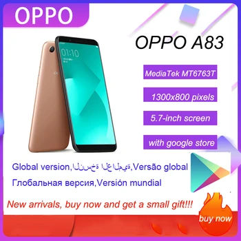 Celular Oppo A83 Smartphone 3G 32GB MediaTek MT6763T 5,7 Palce 1440*720 Pixelů Mediatek MT6763T Helio P23Hot Prodej