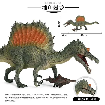39cm Jurassic Zvířata, Dinosaurus Spinosaurus pevné simulační Model Velkých rozměrů, Akční Figurky Vzdělávání Hračky, Ozdoby Děti dárky