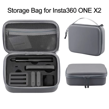Kabelka pro Insta360 JEDNA X2/X3 Panoramic Camera Storage Bag Přenosné Pouzdro Box Vodotěsný pro Insta360 JEDNA X2 Příslušenství