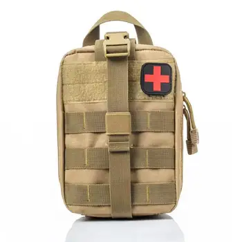 Vojenské EDC Pasu Pack Lov Taktická Taška Vesta Nouzové Tools Pack Venkovní Lékařská První Pomoc Kit Camping Přežití Pouzdro