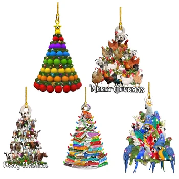 Dřevěné Vánoční Ozdoby Přizpůsobené Zajímavý Dekor pro Domácí Party Mania Dekorace 2023
