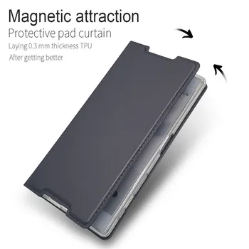 Magnetické Fanda Peněženka Pouzdro pro Sony Xperia XP X XZ a XZ1 XZ2 XZ3 XZ4 XZ5 XZS Kompaktní Z5 Premium mini Magnet Kožený Smart Cover