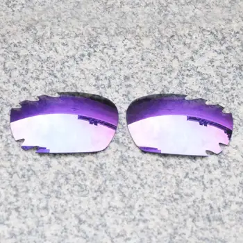 E. O. S Polarizační Vylepšené Náhradní Objektivy pro Oakley Jawbone Ventiloval sluneční Brýle - fialová Fialová Polarizované Zrcadlo