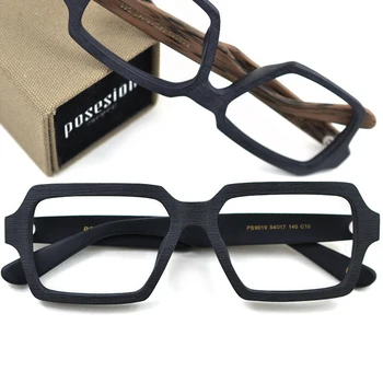 HDCRAFTER Vintage/Retro Brýle rámy Dřeva Ženy Muži Nadrozměrné Předpis Optické Brýle Rámy Brýle, Brýle
