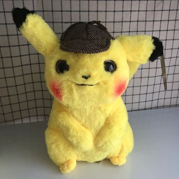Anime detektiv Pokemoned roztomilé Pikachued plněné panenky Psyducka film star plyšové hračky, dárek k narozeninám pro děti