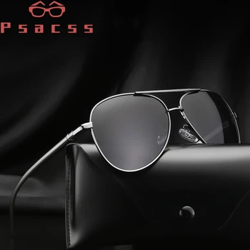 Psacss Pilot Polaroid sluneční Brýle Muži Ženy Hliníku, Hořčíku Rám Značky Návrhář Klasické Sluneční Brýle Jízdy UV400 Odstín