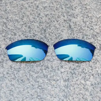 Velkoobchodní E. O. S Polarizační Vylepšené Náhradní Objektivy pro Oakley Flak Jacket sluneční Brýle - Ledové Modré Zrcadlo Polarizované