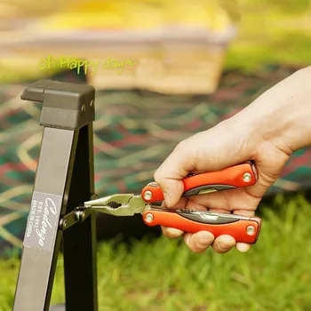 Venkovní camping nástroje skládací nůž, kombinované kleště, svěrák, camping kleště multi-účel sebeobrany 11 rekvizity