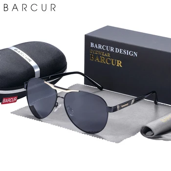 BARCUR Pilot Design Muže, Módní sluneční Brýle Polarizované Ženy Brýle Dámské Sluneční Brýle UV400 Ochranu